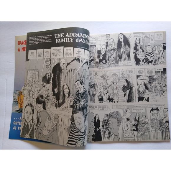 Cracked Monster Party Magazine Addams Family Values Issue 23 Halloween Horror - Picture 3 of 7